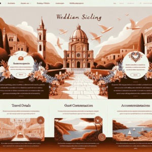 Building a Wedding Website for Your Sicilian Event: What to Include